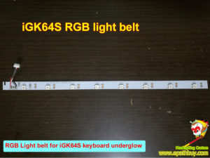 RGB Light belt for iGK64S mechanical keyboard underglow