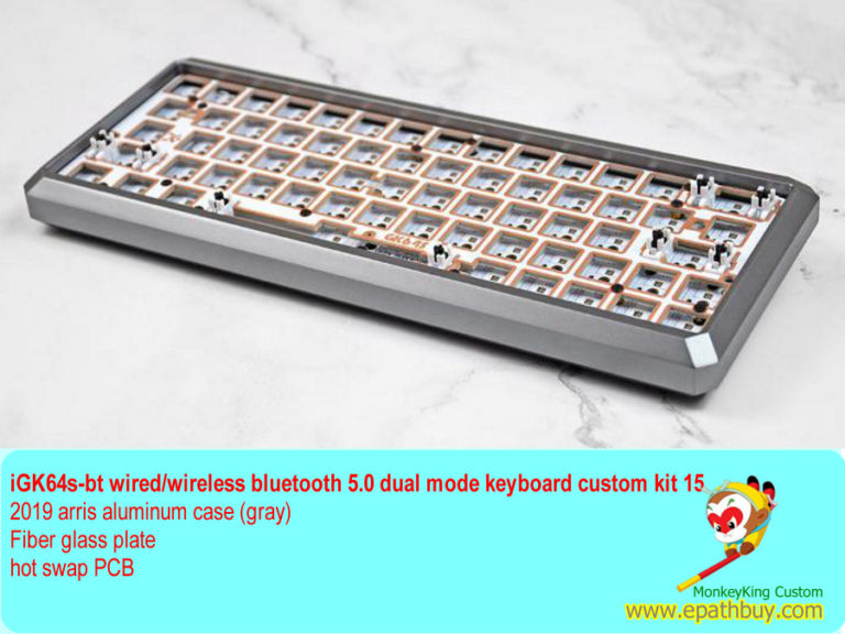 60 aluminum mechanical keyboard diy kit, custom wireless hot swap