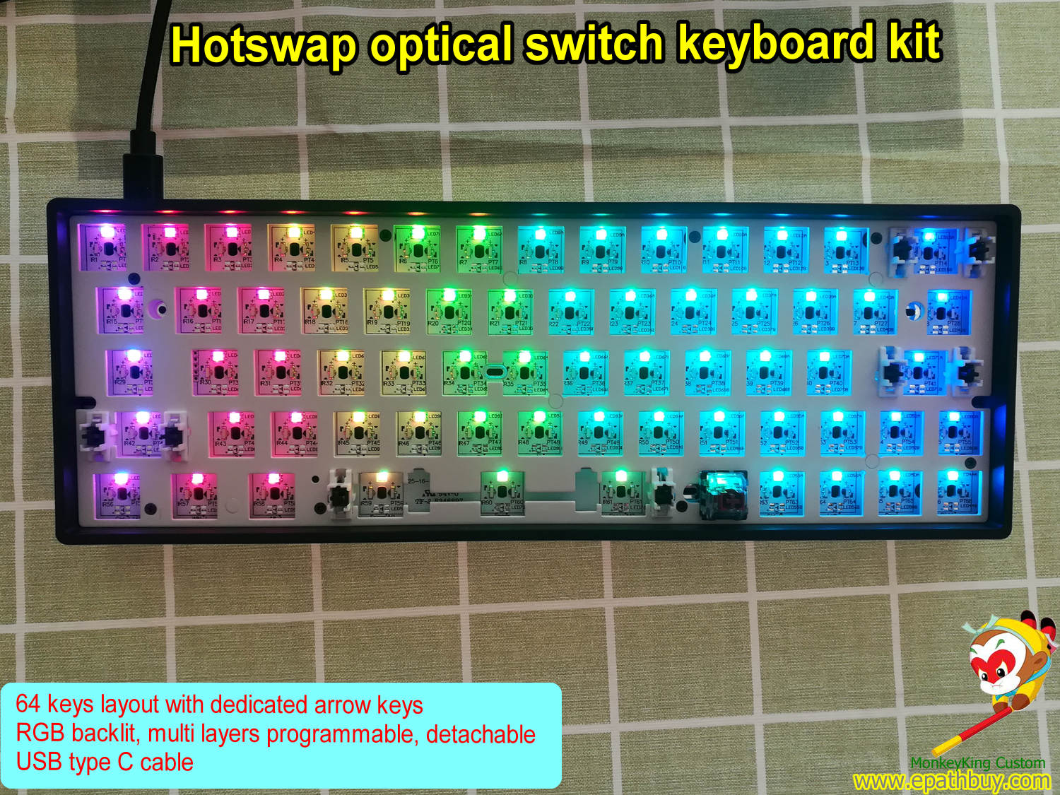 Hot swappable keyboard
