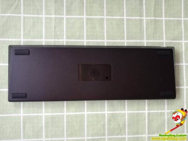 Black GK68XS ABS plastic keyboard case back side
