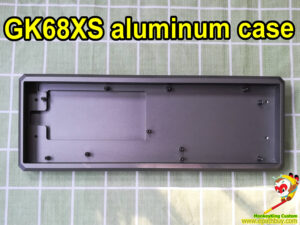 Custom 60% aluminum keyboard case for GK68XS mechanical keyboard, SK68 optical switch keyboard