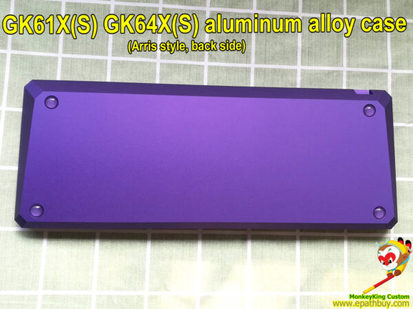 GK61X(XS) GK64X(XS) aluminum alloy keyboard case back side