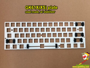 GK61X plate w/ stabilizer,steel made, fit for GK61X(iGK61X), GK61XS(iGK61XS-bt) keyboard PCB