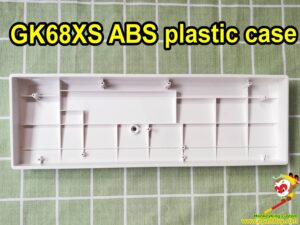 Custom 60 keyboard case for hot swappable mechanical keyboard GK68XS SK68, best white