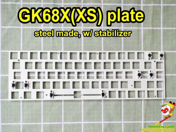 GK68XS keyboard plate, steel made