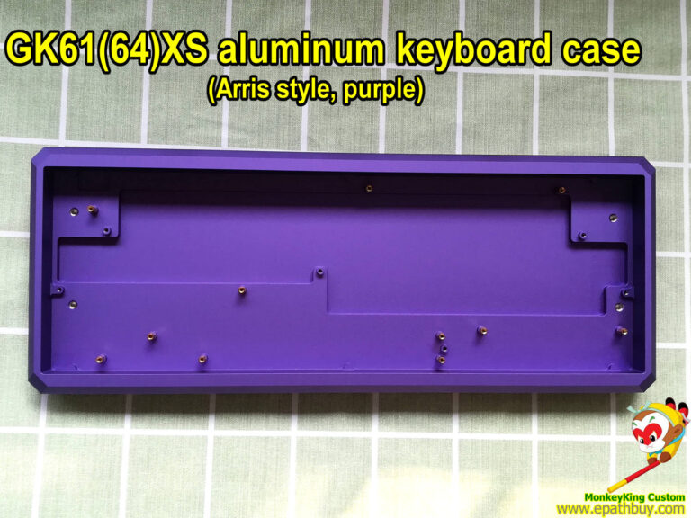 Custom aluminum keyboard case for GK61XS, GK64XS 60 mechaical keyboards