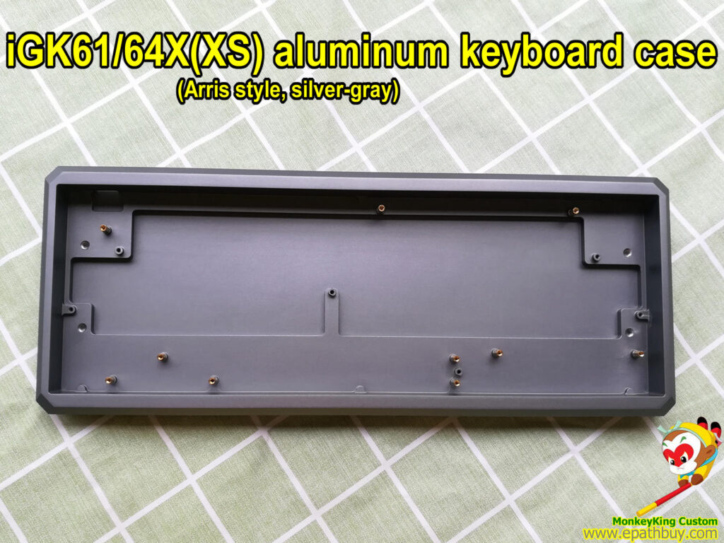 Custom aluminum keyboard case for GK61XS, GK64XS 60 mechaical keyboards