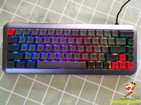 Custom iGK68 ( Gk68 ) RGB backlit mechanical keyboard
