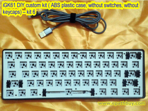 iGK61 DIY custom kit ( ABS plastic case, without switches, without keycaps) – kit 6