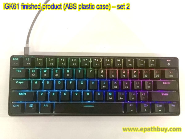 iGK61 finished product (ABS plastic case) – set 2