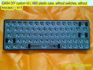 iGK64 DIY custom kit ( ABS plastic case, without switches, without keycaps) – kit 6