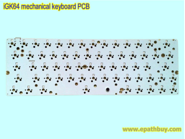 iGK64 hot swap switch RGB backlit mechanical keyboard PCB