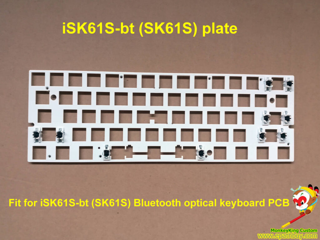 iSK61Sbt plate with stabilizer Custom mechanical keyboards shop